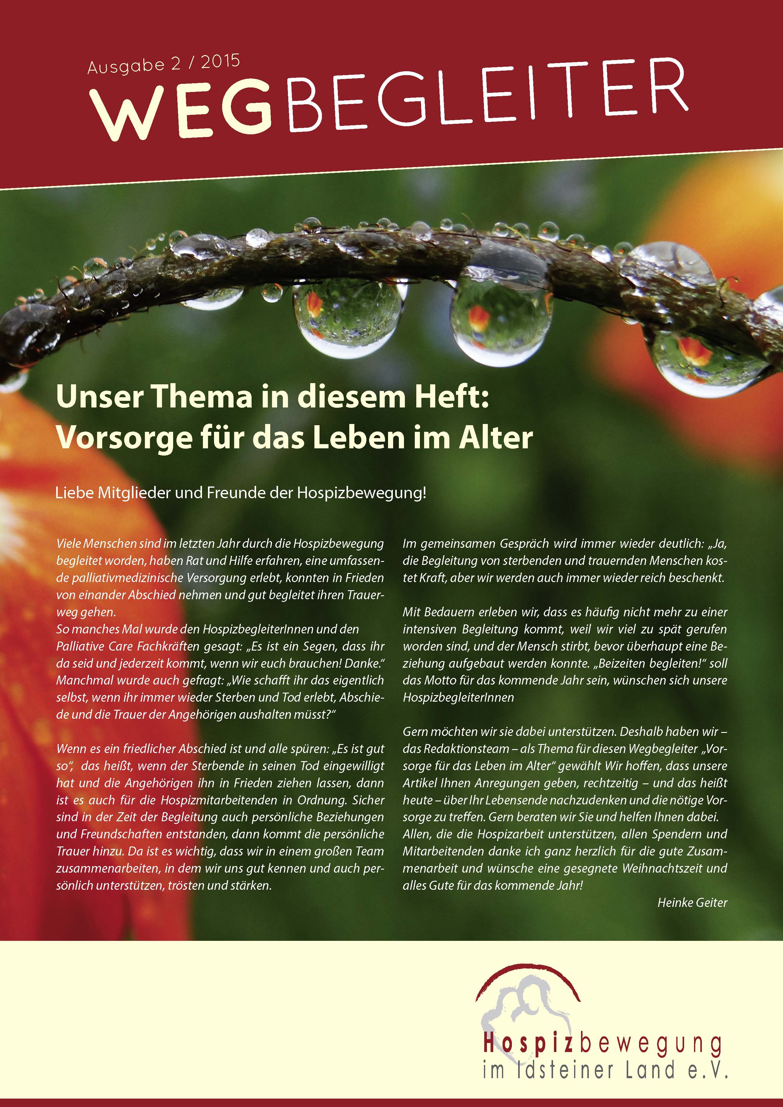 Foto Wegbegleiter 2 2015